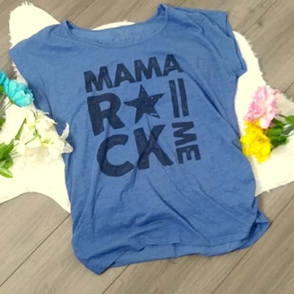 2/$24 Motherhood Mama Rock Me T-Shirt